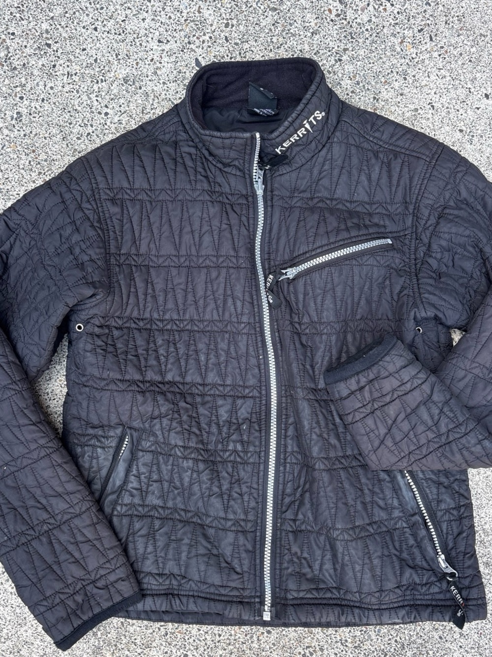 Kerrits Black Quilted Lightweight Puffer Jacket